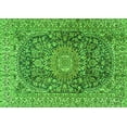 thumbnail image 1 of Ahgly Company Indoor Rectangle Medallion Green Traditional Area Rugs, 6' x 9', 1 of 1