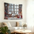 thumbnail image 5 of SOFIKAANMU Christmas Tapestries, Various Designs And Patterns, Winter Snow And Forest Tapestries, Bedroom And Dormitory Home Decor Tapestries, 6 Sizes, 80 X 60 Inches., 5 of 7