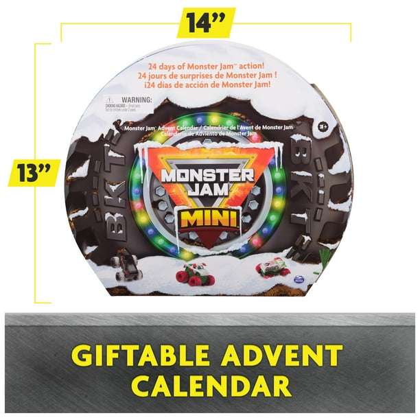 MONSTER JAM MINI アドベントカレンダー SPIN MASTER MONSTER JAM MINI ADVENT CALENDAR - YouTube