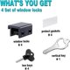 thumbnail image 3 of Adjustable Aluminum Window Locks with Keys - 4 Pack Sliding Security Locks for Home, Office, 3 of 5