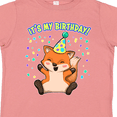 thumbnail image 4 of Inktastic It's My Birthday- Cute Fox Boys or Girls Toddler T-Shirt, 4 of 5