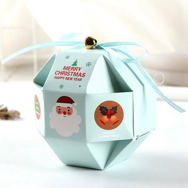 Wholesale 2/5/10pcs Christmas Paper Gift Bag Xmas Candy Carrier Present Boxes Wholesale 2/5/10pcs Christmas Paper Gift Bag Xmas Candy Carrier Present Boxes