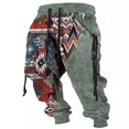 thumbnail image 1 of Pantalones largos Retro Y2k para hombre, sudaderas con capucha con cordón, pantalones de chándal Harajuku con estampado de patrón 3D, ropa deportiva informal de Hip Hop con bolsillo, otoño, 1 of 5