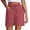 B, variant on YVNAURA Women's Casual High Waist Shorts with Pockets Elastic Drawstring Loose Fit Wide Leg Summer Cotton Beach Travel Lounge Shorts,Green,L