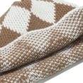 thumbnail image 3 of Gorro de pescador corto con puños de punto de lana para hombres y mujeres, gorros cálidos de invierno con diseño geométrico de diamantes y cuadros, gorro de lana, 3 of 5
