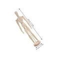 thumbnail image 2 of Raindrops Beige 16 Inch Wooden Poseable Artist Mannequin Model for Craft Use Flexible Joints Educational Tool, 2 of 8