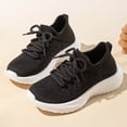 thumbnail image 2 of enyan Little Boys Girls Soft Strap Mesh Jogger Athletic Sneakers (Little Kid/Big Kid) Black,4, 2 of 7