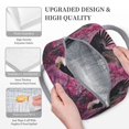 thumbnail image 3 of Easygdp Flower Bald Eagle Bolsa de Almuerzo Insulada Grande, Forro de Aluminio, Diseño Espacioso, a Prueba de Fugas, Ideal para Trabajo, Picnics, Viajes y Actividades al Aire Libre, 3 of 6