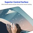 thumbnail image 3 of nygtbtfer Japanese Sea Wave Large Mouse Pad Extended Gaming Mouse Pad Mousepad with Stitched Edges Keyboard Mouse Mat for Home Office 31.5x11.8 in, 3 of 6