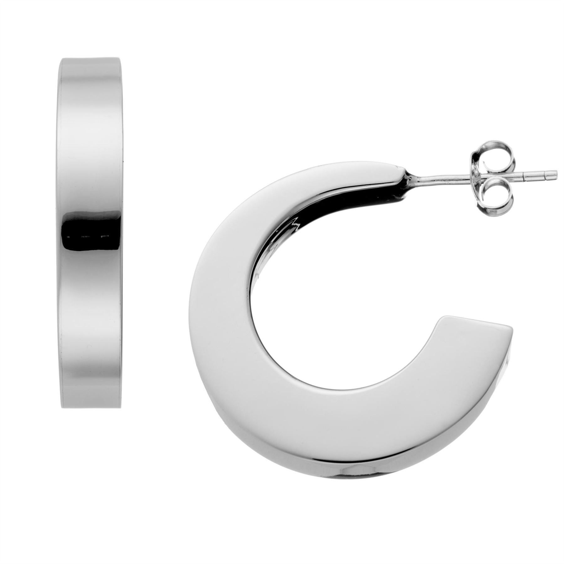 Chunky Silver Stud Earrings JLT12740
