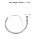 thumbnail image 2 of FOMIYES Cable De Repuesto Para Máquina De Palomitas Con Conductividad Óptima Y Color Plateado, 2 of 8