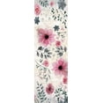 thumbnail image 2 of Kimberly, Allen 7x14 White Modern Wood Framed Museum Art Print Titled - Blooming Dreams Panel, 2 of 4