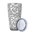thumbnail image 2 of Goofa Snake for 20 oz Skinny Tumbler Stainless Steel Coffee Mug Slim Vacuum Insulated Travel Cup Car Cup-Straw Three-piece Set, 2 of 8