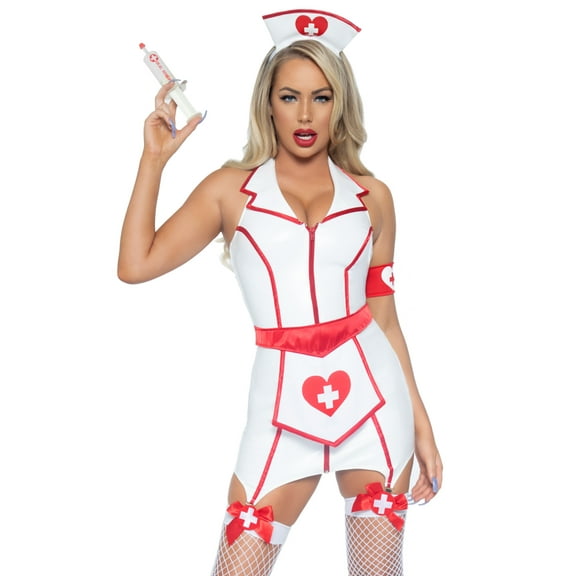 Leg Avenue Womens ER Hottie Nurse Costume