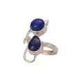 thumbnail image 4 of Lapis Lazuli 925 Sterling Silver Handmade Women Statement Cat Ring Size 13.5, 4 of 4
