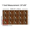 thumbnail image 3 of Homewish Tiger Wild Animal Fabric by the Yard 1 Yard,Jungle Wildlife Home Decor Fabric by the Yard,Brown Black Sewing Fabric For Boy Kids,Super Cozy Room Decor, 3 of 6