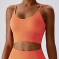 thumbnail image 4 of Ramiter Sports Bras for Women Women Racerback Sports Bras High Impact Workout Yoga Gym Activewear Fitness Bra L,Orange, 4 of 5