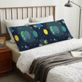 thumbnail image 6 of Naloa Space and Animals Super Soft 20x60 Body Pillow Case,Long Side Hidden Zipper（PILLOWS ARE NOT INCLUDED）, 6 of 6