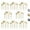 2.Gold-40, variant on ReaNea Gold Silverware Set 20 Pieces, Stainless Steel Flatware Set, Titanium Gold Plating Cutlery Set Utensil Sets Service for 4