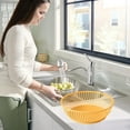 thumbnail image 4 of Multi Functional Basket New Fruit Cleaning Bowl With Strainer Container Kitchen Sink Food Catcher Drainer Fruit Rinser Vegetable Washing Filter Bowl, 4 of 6