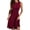 Burgundy, variant on HVEOO Cocktail Prom Wedding Dress for Women Casual Evening Party Short Vintage Summer Dresses, Navy Size XL