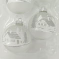 thumbnail image 2 of Holiday Time Dia 65mm 4Ct House Glass Ornament, 2 of 5