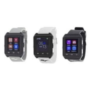 Everlast Smart Watch 40mm Black Aluminum Case with Black Sport Band