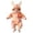 Orange, variant on Ruyang Infant Baby Zip Up Jumpsuit Cute Bunny Ear Tie Dye Hooded Romper Long Sleeve Footless One Piece Outfit for Newborn Boys Girls