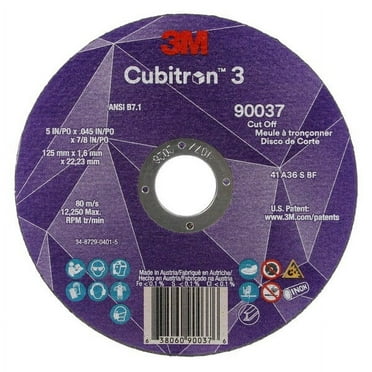 3m Cubitron Abrasive Cut-Off Wheel,7/8 in Connector 90037