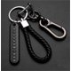 thumbnail image 1 of Llavero Anti Lost Para Coche , Tarjeta De Número De Teléfono , Anillo De Llaves De Cuero Trenzado , Placa Para Vehículo , Accesorios, 1 of 4