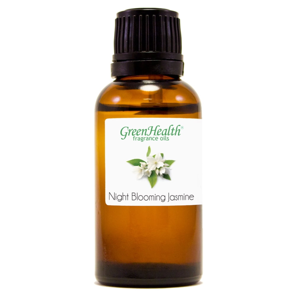 Night Blooming Jasmine Fragrance Oil 1 fl oz Amber Glass Bottle w