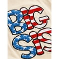 thumbnail image 7 of Suealasg 4th of July Kids Boys Girls Clothes Short Sleeve Letters Print T-Shirt Tops + Elastic Waist Shorts Set 1T 2T 3T 4T 5T Toddler Summer Casual 2Pcs Outfits, 7 of 7
