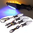 thumbnail image 2 of 4 Pzs Indicador De Señal De Giro Universal Amarillo Para Motocicleta/Luz Led Intermitente De Flecha Luces Traseras huangjie unisex, 2 of 2