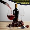 thumbnail image 5 of A&A Wonders Ultimate Wine Accessories Set Featuring 3 in-1 Multifunctional Waiters Corkscrew Bottle Opener Wine Aerator Pourer Spout & Decanter To quickly Enrich Flavor & Aroma Air-Tight Wine Stopper, 5 of 6