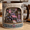 Black, variant on Black Marble Rose Mug Ceramic Custom Name Luxury Gothic Floral Gift
