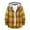 Yellow, variant on VerPetridure Men's Hooded Shirt Jacket Flannel Shirts Quilted Lined Long Sleeve Casual Buffalo Plaid Button Down Shirt Winter Warm Coat