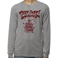 thumbnail image 2 of Home Sweet Home Haunted Long Sleeve Shirt Unisex 4X-Large Grey, 2 of 5