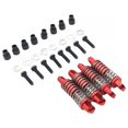 thumbnail image 2 of 4 Pieces Metal Shock Absorber Remote Control 1:28 Crawler Model Damper Upgrade Part Repair Replacement for Wltoys K969 K979 K989 Red, 2 of 8
