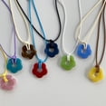 thumbnail image 6 of UNTERING Dopamine Acrylic Flower Pendant Necklace Hollowed-Out Flower Choker Beautiful Neck Jewelry for Casual or Formal Event, 6 of 8
