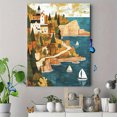 thumbnail image 4 of Autumn Coastal Castle Canvas Print/Wall Art， Perfect for Living Room， Bedroom， Office， Dining Room， and Hallway Decoration., 4 of 8