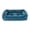 Blue, variant on Vibrant Life Medium Flannel Waffle Texture Bolster Cat or Dog Bed, Pink, 21" x 25"