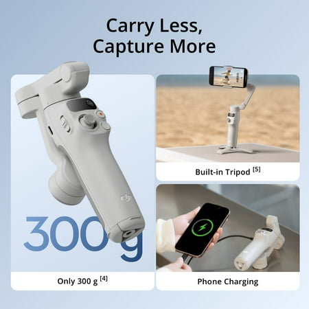DJI - Osmo Mobile 7 Smartphone 3-Axis Gimbal Stabilizer - Gray