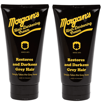 MORGAN HAIR DARKENING CREAM TUBE 5oz lot of 2 (Best Hair Darkening Cream)