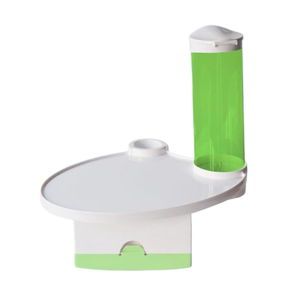 Bandeja escaladora para silla Dental, accesorio Dental eficiente, cubierta de caja de pañuelos para dentista con cilindro verde