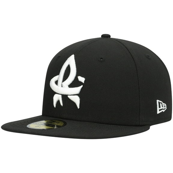 Men's New Era Black Rocket City Trash Pandas Authentic Collection Team Alternate 59FIFTY Fitted Hat