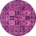 thumbnail image 1 of Ahgly Company Indoor Round Persian Pink Traditional Area Rugs, 5' Round, 1 of 4