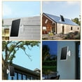 thumbnail image 4 of Solar Panel for Camera IP6 Waterproof 360 Degrees Adjustable Continuous Power with 10W 5V Charging Solar Panels with DC5521 Port / 9.8 Ft Charging Cable Fit for Doorbell Monitoring Camera, 4 of 6