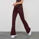 thumbnail image 3 of TaTaai Women's Fashion High Waist Lace Wide Leg Pants, Sheer Panel Details, Smocked Waist Leisure Dressy Pants Gift, 3 of 4