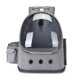 thumbnail image 1 of Mochila para mascotas, moderna, transparente, transpirable, para gatos, perros, plegable, 1 of 6