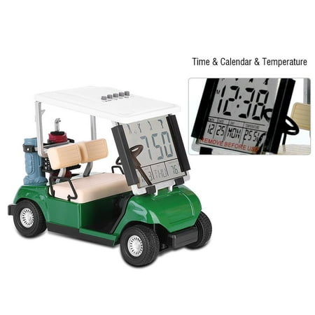 Clock For Golf Cart Digital Alarm Clock,Zerone Golf Cart Shape LCD Backlight Digital Alarm Clock Calendar Gift Souvenir Toy Decor ()